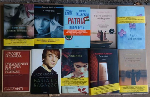 Lotto libri garzanti - lotto,