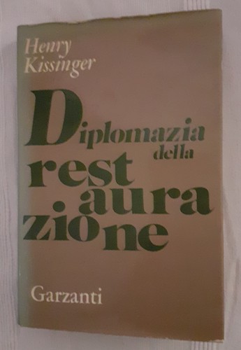 Diplomazia della restaurazione