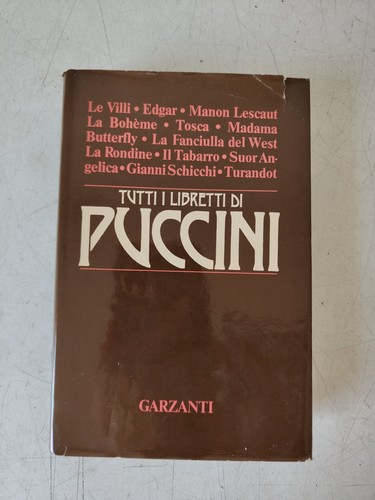 Tutti libretti pucini - i, di